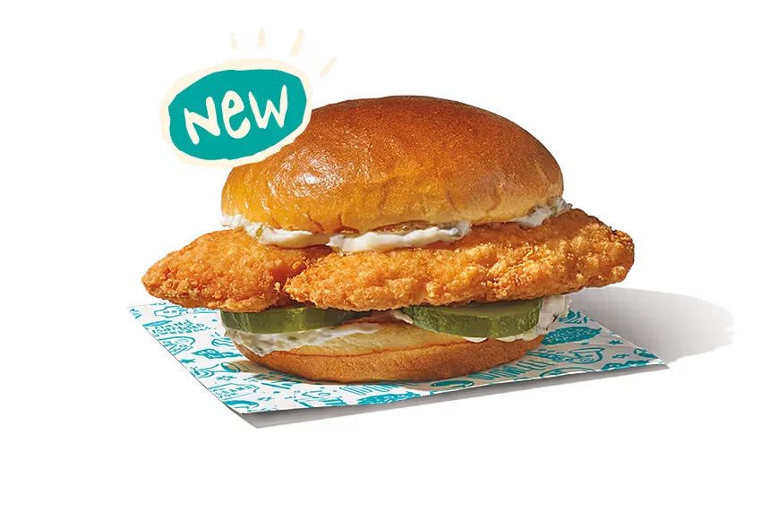 Classic Flounder Fish Sandwich
