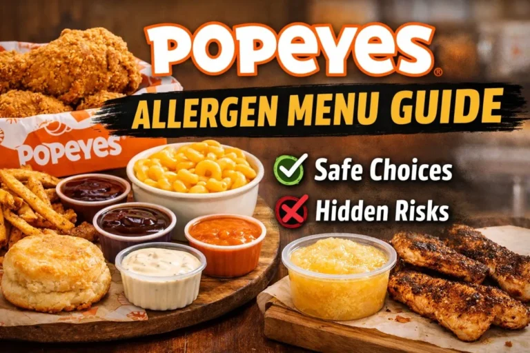 Popeyes Allergen Menu