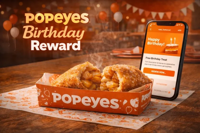 Popeyes birthday reward